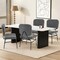 Upholstered Sherpa Accent Chair: Cozy Reading Chair with Soft Sponge Padding